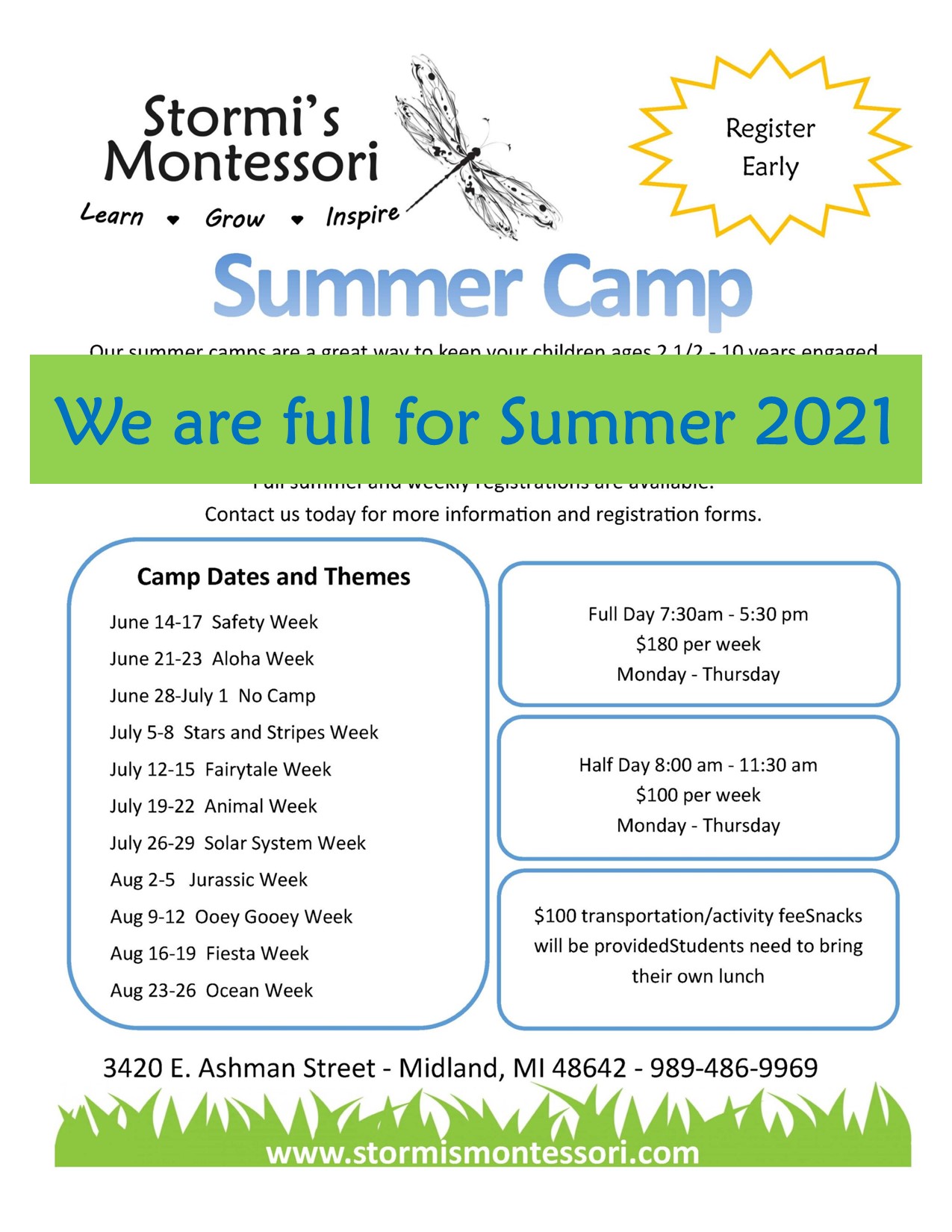 Summer Camps Stormi's Montessori